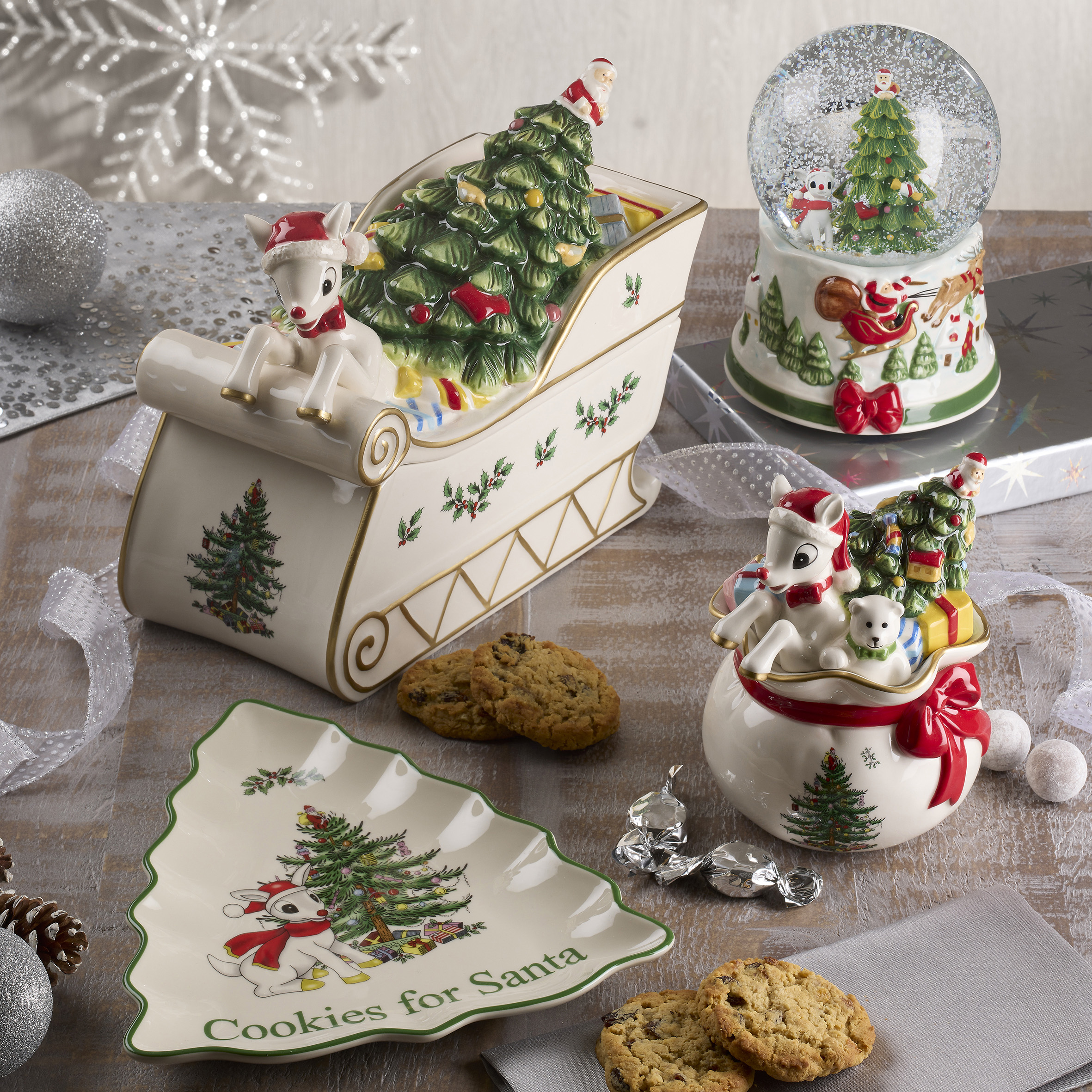 Rudolph the Red-Nosed Reindeer® Cookie Jar image number null